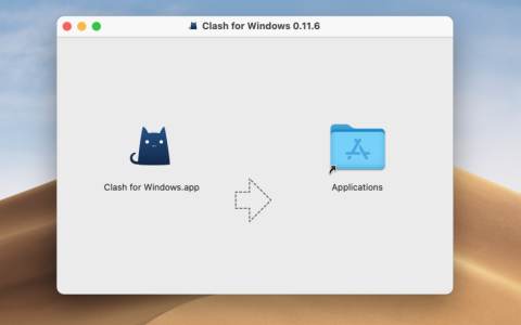 在苹果 MacOS 电脑上下载和使用 Clash for Windows 客户端